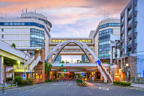 Toyotashi, Aichi, Japan Cityscape at the Station photo