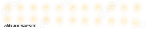 PNG Golden Spotlight Beam with Flare Effect on Transparent Background, Shining Ray of Light, Stage Illumination, Yellow Glow, Projector Lamp, Sunlight Reflection, Abstract Lighting Design