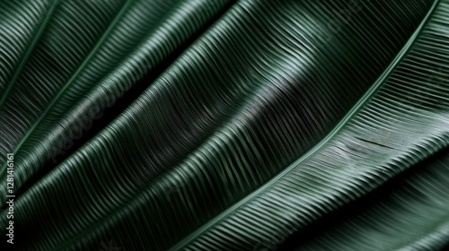 Wallpaper Mural A natural close-up of a textured leaf, with its subtle green hues and detailed veins creating a calming aesthetic Torontodigital.ca