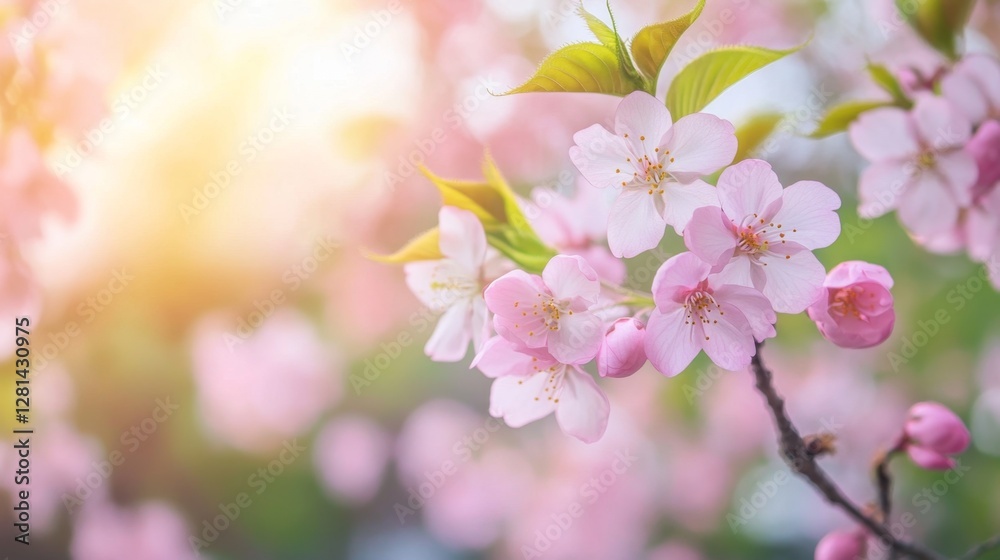 Cherry blossoms bloom with delicate petals, embodying serenity and renewal. Cherry blossoms bloom with delicate petals, embodying serenity and renewal.