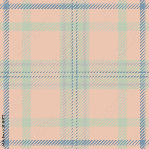 Elegance plaid tartan background, relax fabric check texture. Primary pattern textile seamless vector in pastel and light colors.
