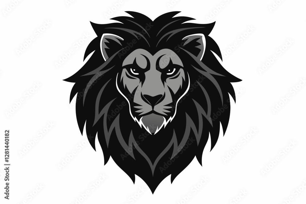 Fototapeta premium lion head vector