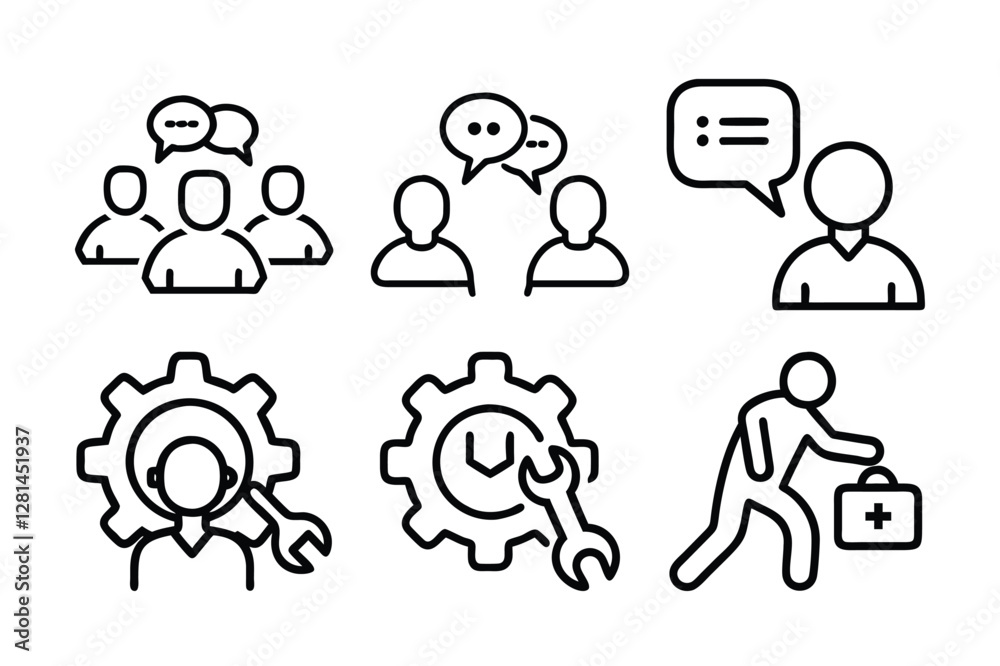 support icon vector art illustration support icon vector art illustration