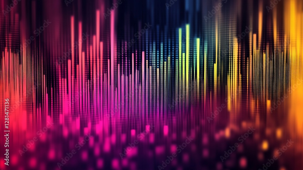 Abstract Colorful Digital Data Visualization Abstract Colorful Digital Data Visualization