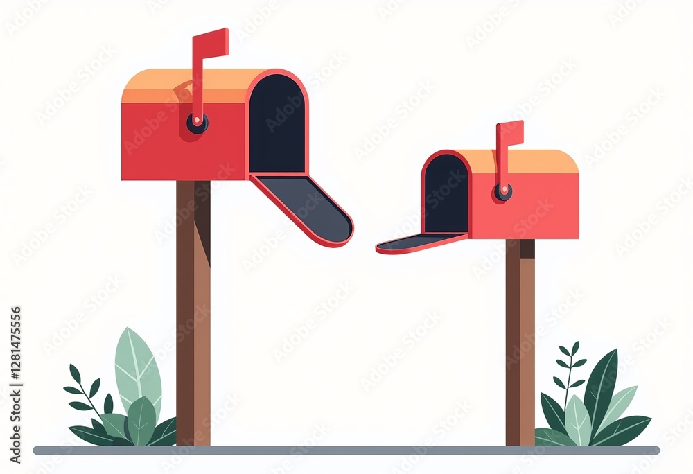 Basic Mailbox and Flag Vector: A Clean and Minimalist Illustration, Perfect for Use in Infographics, Presentations, and Graphic Design Projects.
Basic Mailbox and Flag Vector: A Clean and Minimalist Illustration, Perfect for Use in Infographics, Presentations, and Graphic Design Projects.