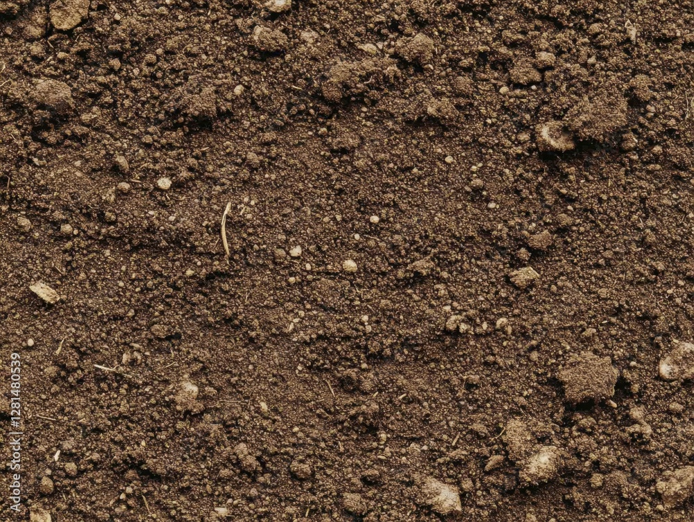 Rich Brown Soil Texture Background Close Up View Earthy Organic Surface Garden Bed Natural Ground Rich Brown Soil Texture Background Close Up View Earthy Organic Surface Garden Bed Natural Ground