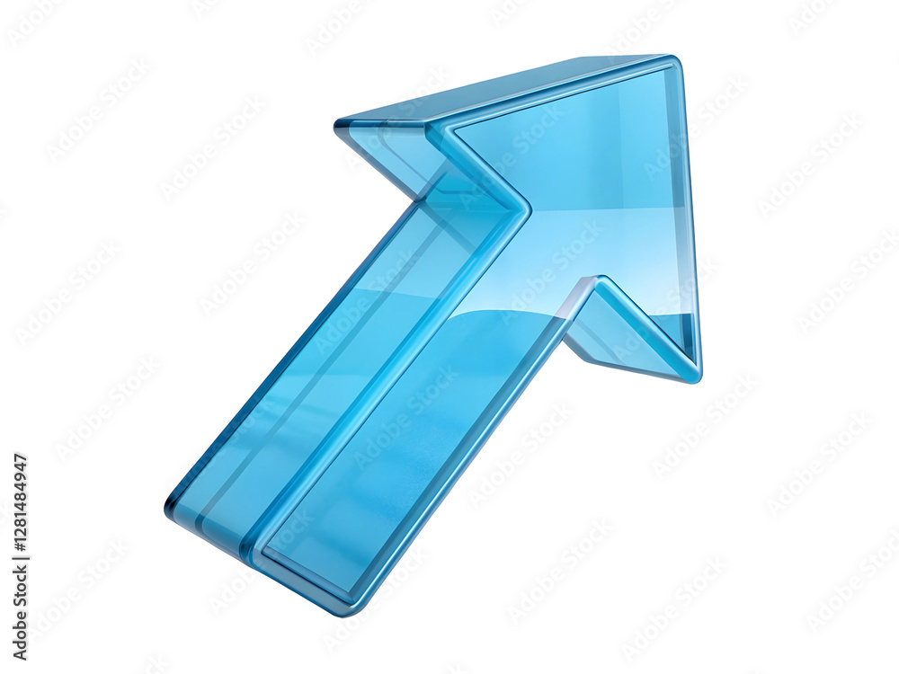 Blue colour Rising glass arrow 3d render icon PNG file isolated on transparent background cut out, clipping path, social media, web, close up, high quality, Blue colour Rising glass arrow 3d render icon PNG file isolated on transparent background cut out, clipping path, social media, web, close up, high quality,