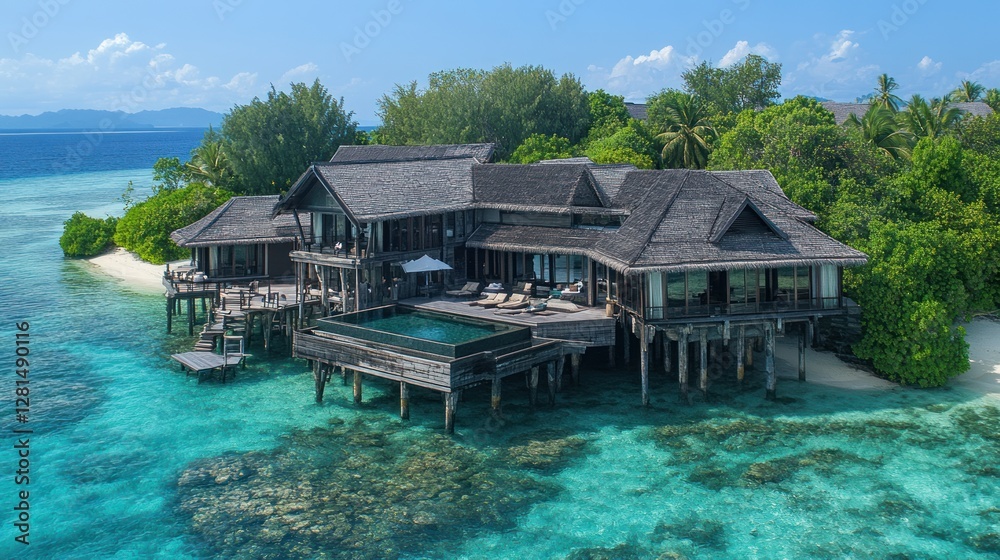 Luxurious Overwater Bungalow Tropical Island Getaway Luxurious Overwater Bungalow Tropical Island Getaway