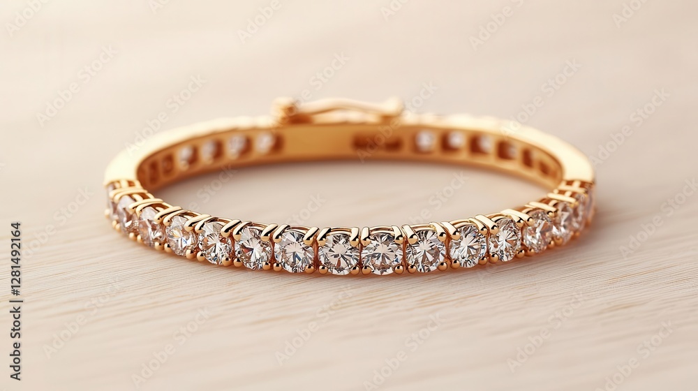 Highresolution isolated view of an Easter diamond bracelet Highresolution isolated view of an Easter diamond bracelet