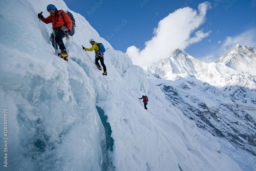hiker in the mountains . Generative Ai hiker in the mountains . Generative Ai