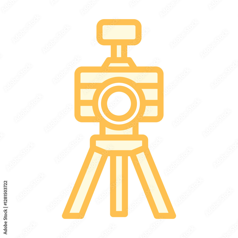 Tripod Camera Glass duotone line icon, vector, pixel perfect, illustrator file
Tripod Camera Glass duotone line icon, vector, pixel perfect, illustrator file