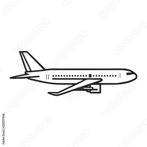 airplane in the sky