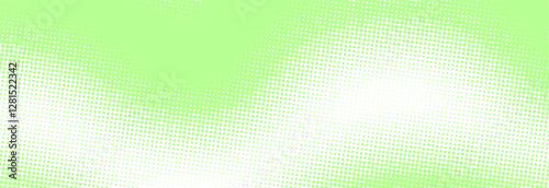 Light green on white pop art retro comic background with halftone dots design, vector illustration EPS10