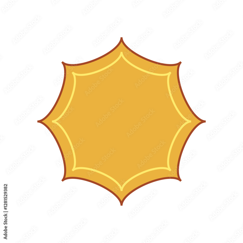 Cute vector of bubble chat, empty bubble text with colorful color Cute vector of bubble chat, empty bubble text with colorful color