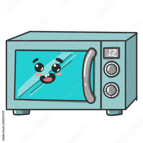 vector illustration of a safe