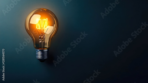 Bright hanging light bulbs against a pastel backdrop of colorful speech bubbles, symbolizing creativity and communication.