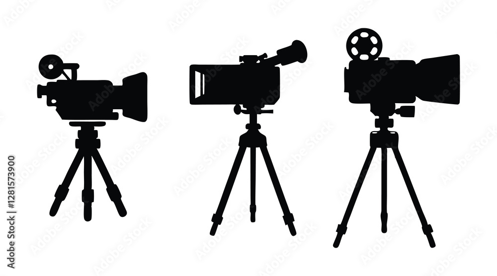 video camera stand silhouette.