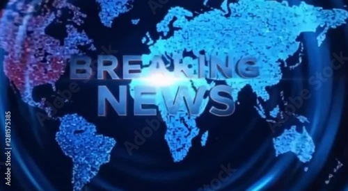 Breaking News with news graphic, business, corporate and news style background 