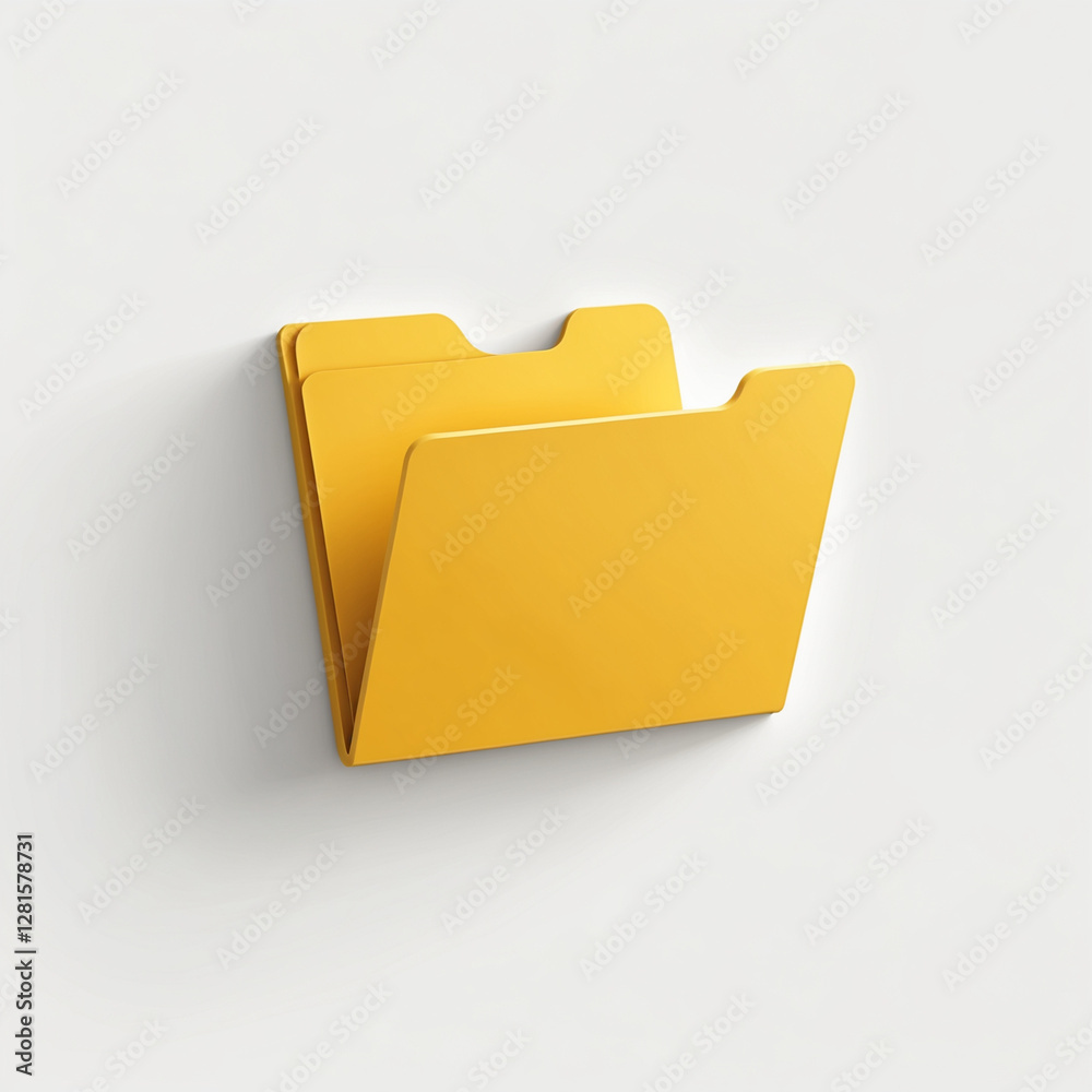 Open and close folders with documents. Folders icons isolated on white background. Open and close folders with documents. Folders icons isolated on white background.