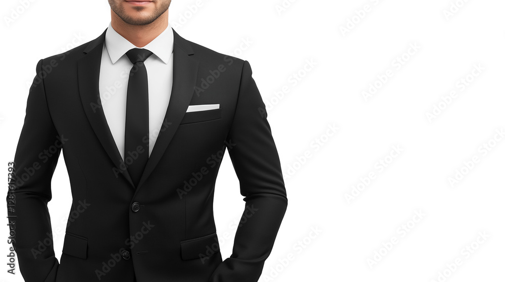Corporate CEO, sleek black suit, modern hairstyle, strong yet approachable gaze, clean white background, isolated PNG Corporate CEO, sleek black suit, modern hairstyle, strong yet approachable gaze, clean white background, isolated PNG