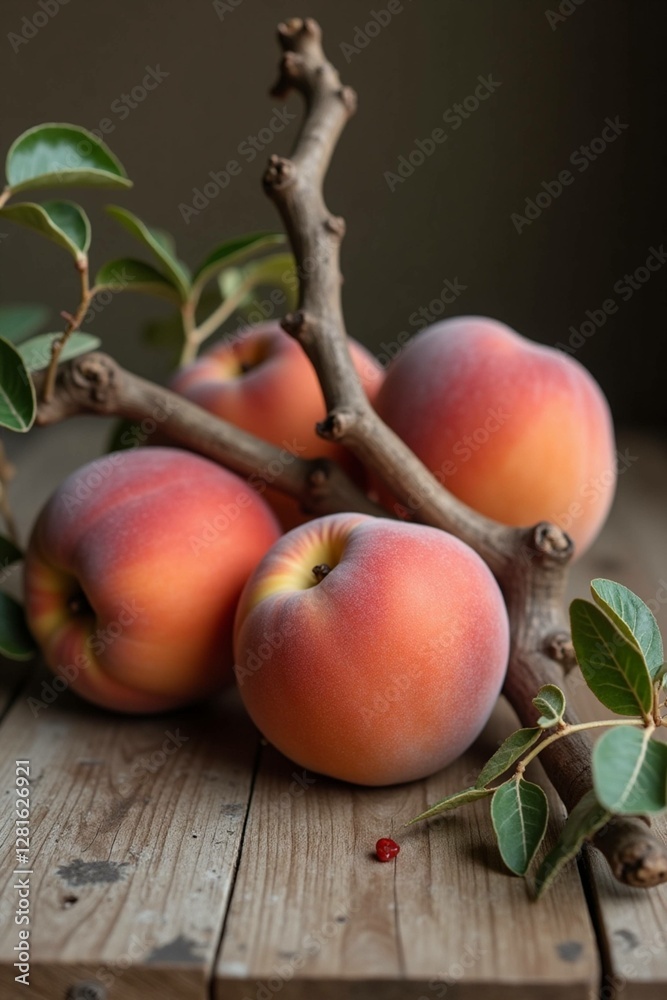 Obraz premium A still life composition featuring a few ripe..