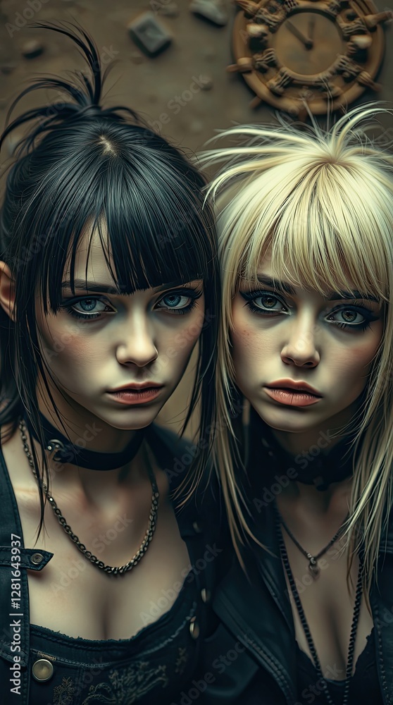 Fototapeta premium two girls