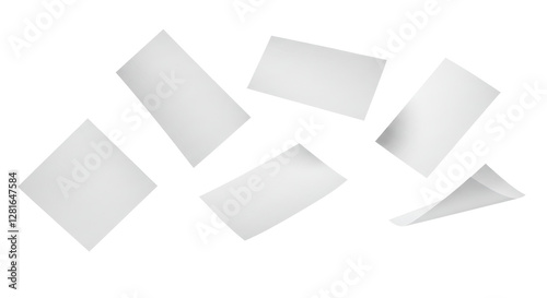 a4 flying papers