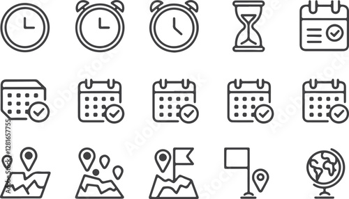 Time and Schedule Icons