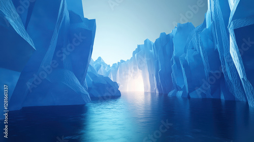 Ice caves and frozen landscapes