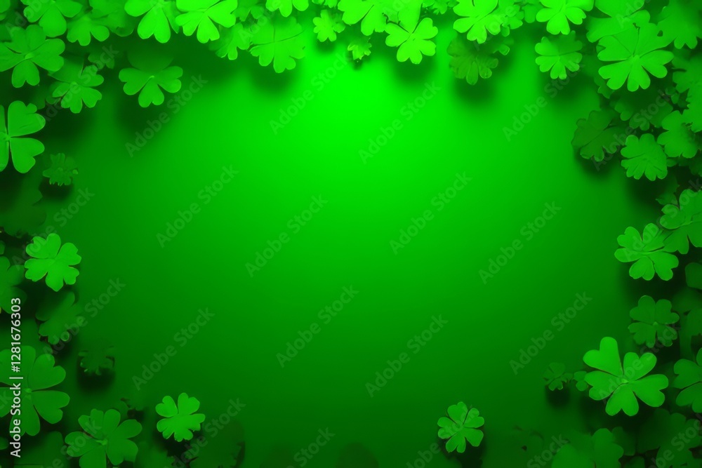 St. Patrick's Day Shamrock Background Image St. Patrick's Day Shamrock Background Image
