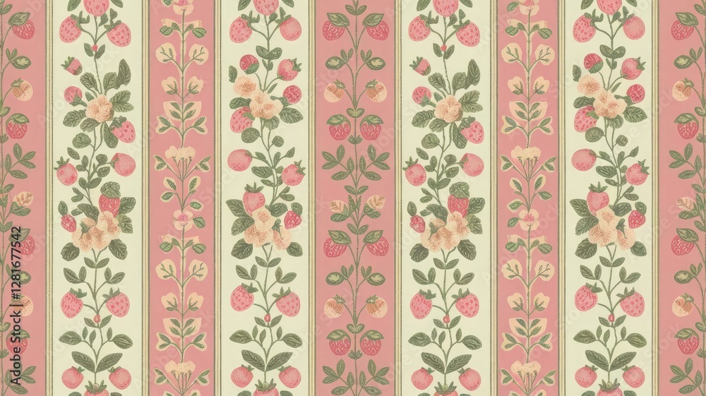 vector seamless pattern with flowers