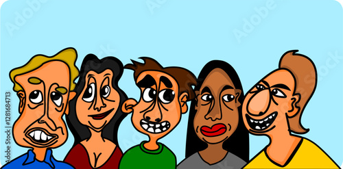 Illustration of some nice people