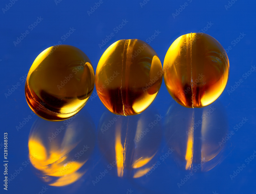 Omega 3 fish oil capsules