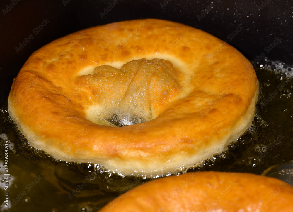 Lard cookies, a Bavarian specialty called Ausgezogene