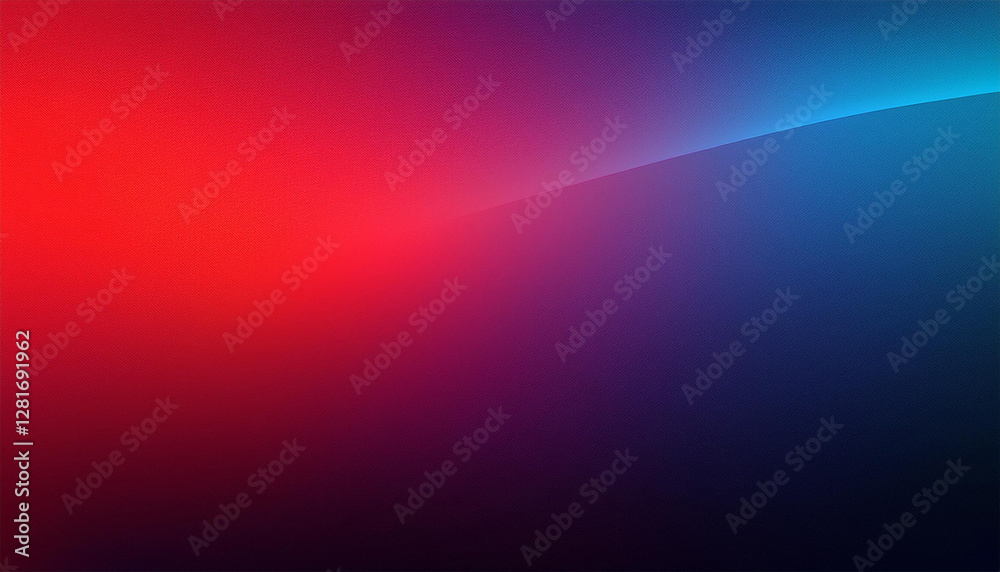 Fototapeta premium red blue purple black gradient background wide web header grainy texture vibrant colors banner design abstract smooth summer gradient background web poster header