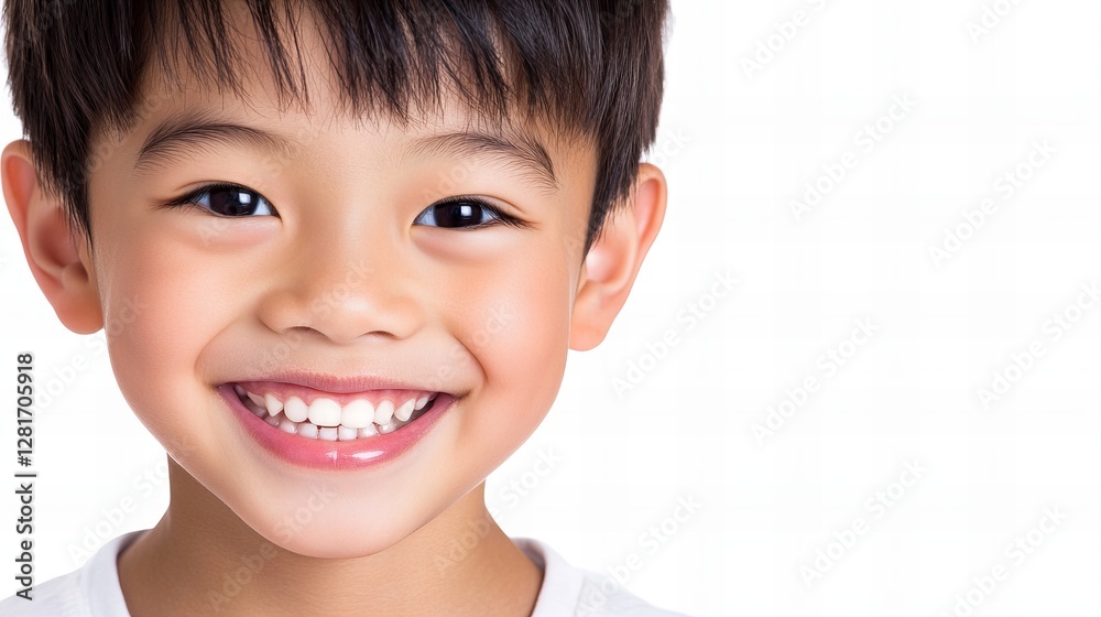 Adorable young Asian boy with a bright, healthy smile. Happy child portrait against a white background. Adorable young Asian boy with a bright, healthy smile. Happy child portrait against a white background.