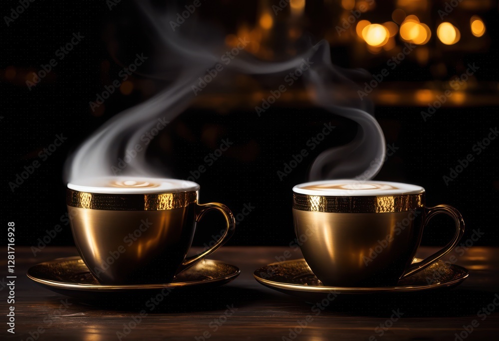close view steaming coffee cups polished surface rich colors accentuated details captured beverage enthusiasts, brew, mug, drink, liquid, brown, porcelain close view steaming coffee cups polished surface rich colors accentuated details captured beverage enthusiasts, brew, mug, drink, liquid, brown, porcelain