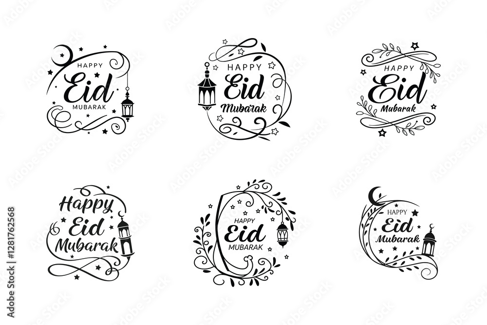 Exclusive Eid Typography Bundle – Stylish Islamic Calligraphy & Elegant Fonts