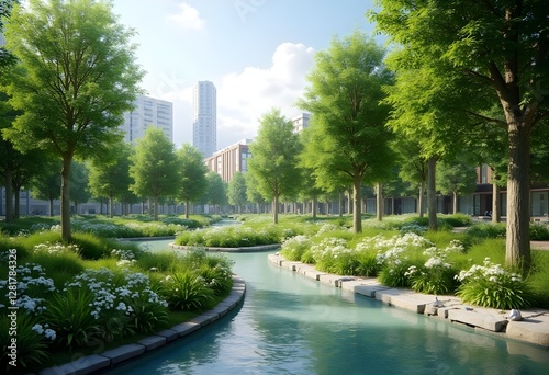 Green Spaces in Urban Development for Environmental Wellbeing