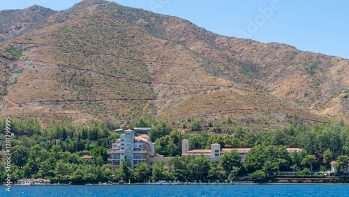 Vászonkép Town Icmeler, neighbourhood of municipality and district Marmaris, Mugla Province, Turkey