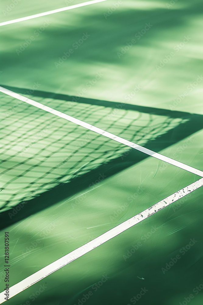 Close up of green court, stylized photography, printed photography Close up of green court, stylized photography, printed photography