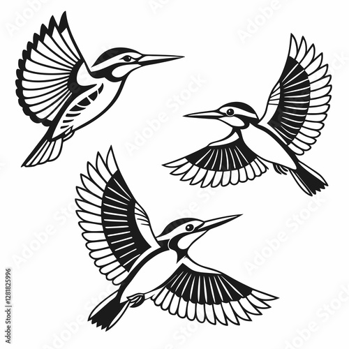 set of birds