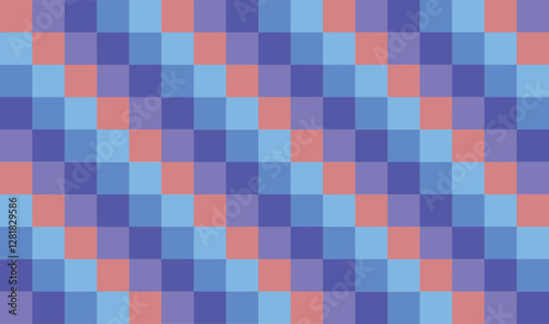 Pattern in cold tones geometric. Printing paper, wallpaper, abstract design. 