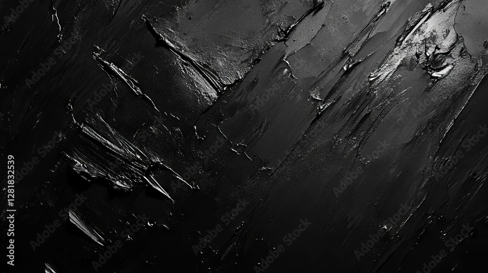 Fototapeta premium Abstract blackboard texture with rough chalk strokes for background design