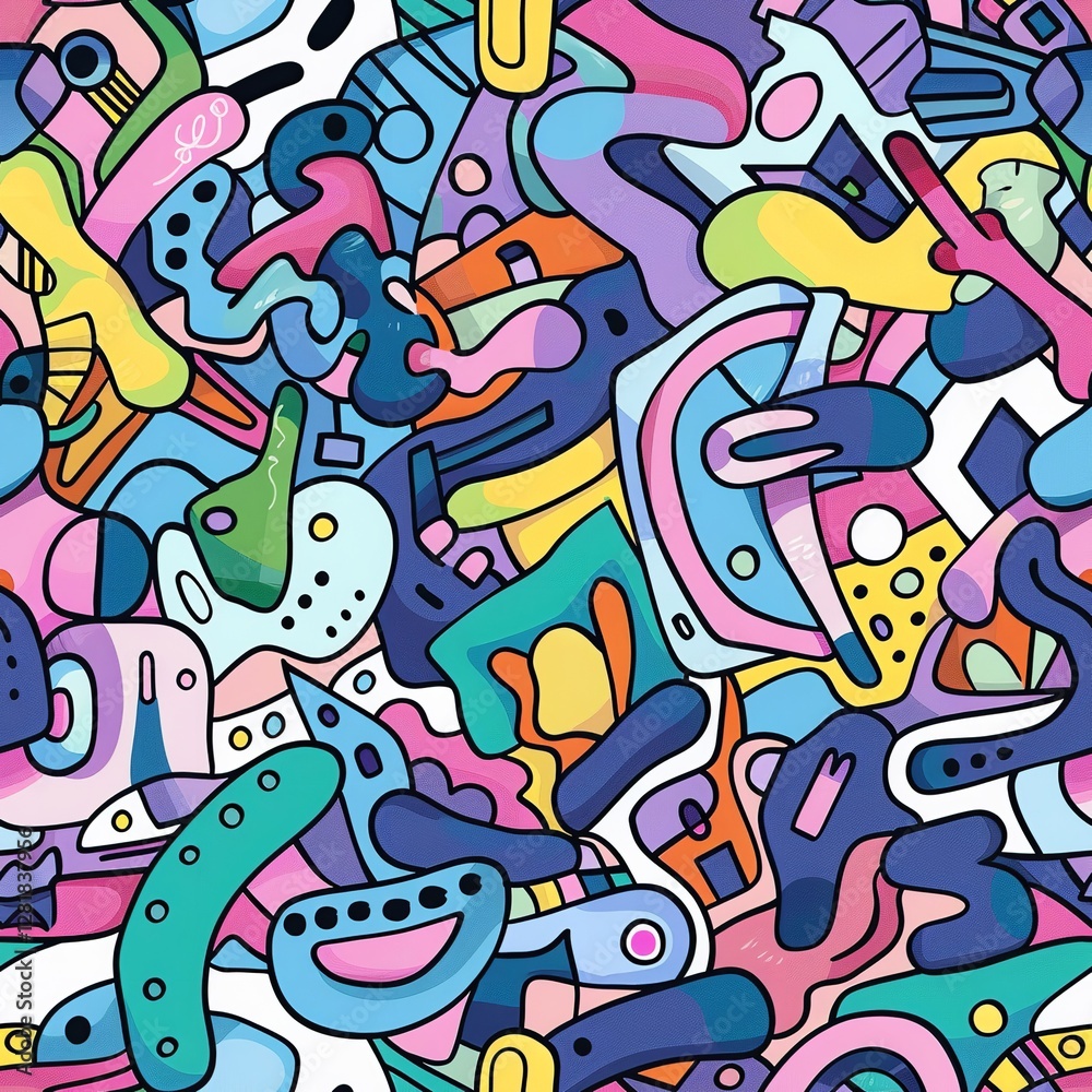 Vibrant Abstract Doodle Pattern Seamless Colorful Design Modern Geometric Shapes Artistic Background Illustration Fun Quirky Style Playful Energy Bold Lines Creative Texture Graphic Resource Vibrant Abstract Doodle Pattern Seamless Colorful Design Modern Geometric Shapes Artistic Background Illustration Fun Quirky Style Playful Energy Bold Lines Creative Texture Graphic Resource