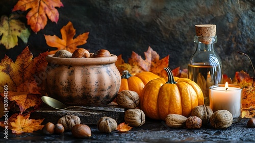 Autumn harvest still life (1)