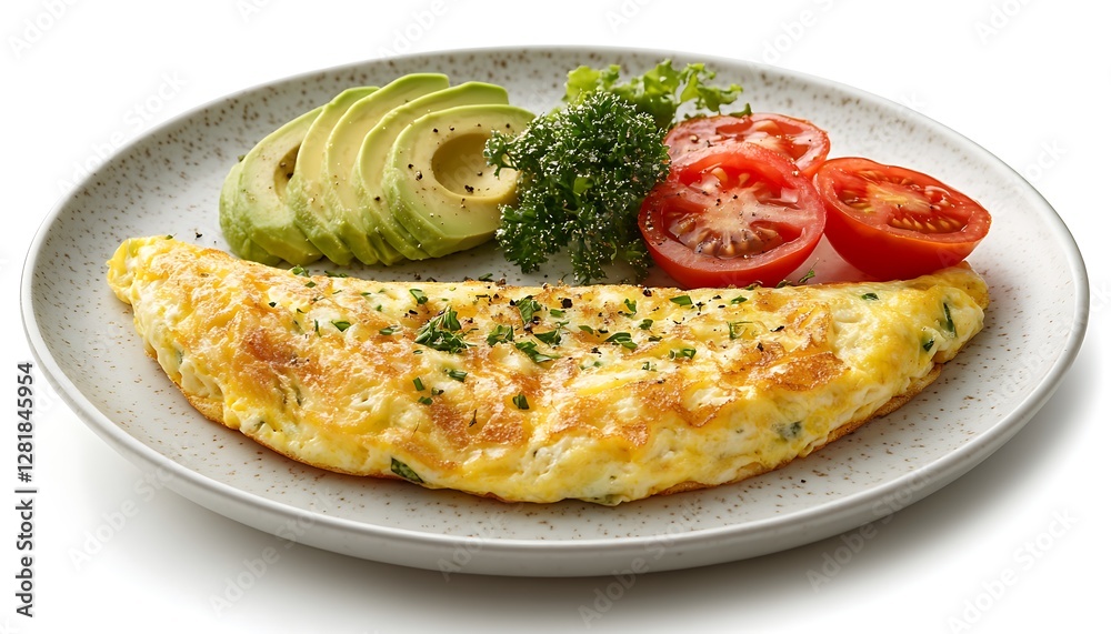 Delicious Omelette with Avocado and Tomato Delicious Omelette with Avocado and Tomato