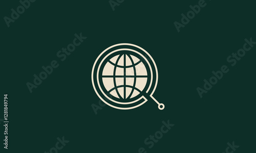 Letter Q universal technology monogram logo design