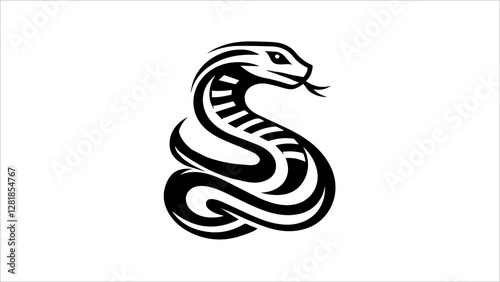 black and white snake