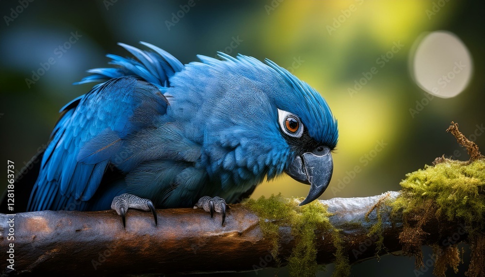 Obraz premium blue bird on a branch
